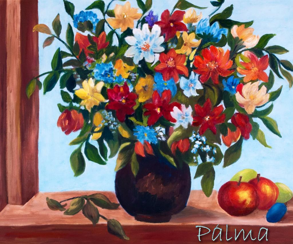 Olaj, farost, 50cm x 60cm