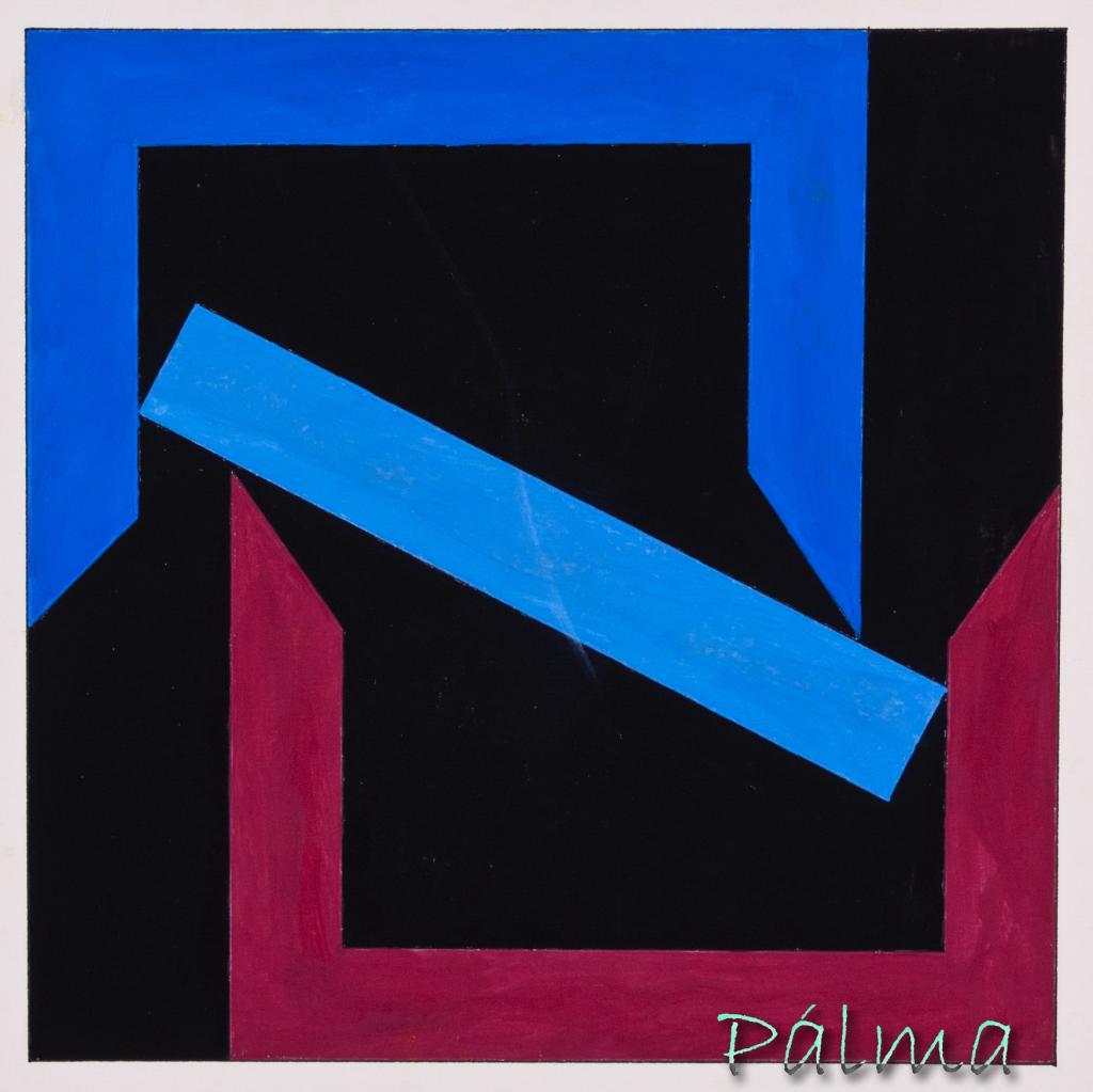 Tempera, akvarell papír, 40cm x 50cm