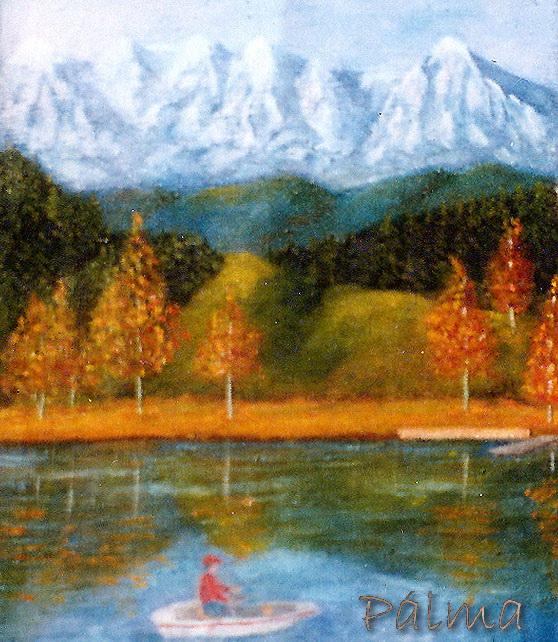 Olaj, vászon, 50cm x 40cm