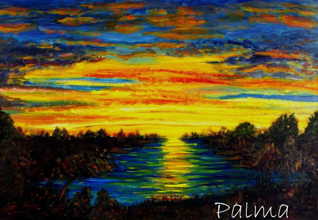 Olaj, farost, 40cm x 50cm