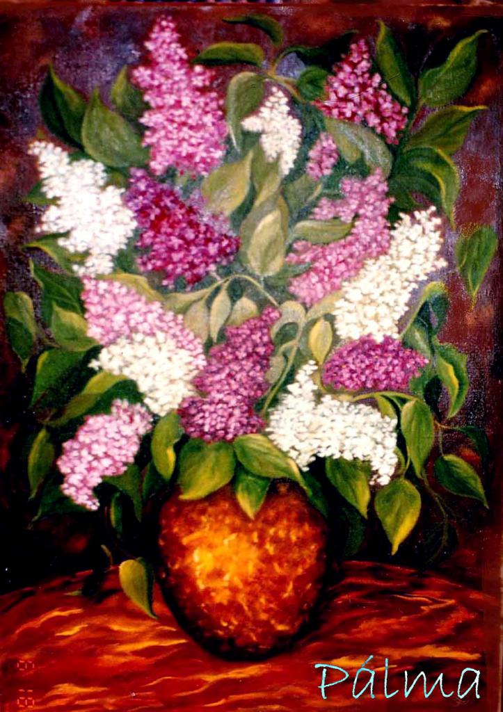 Olaj, farost, 70cm x 50cm