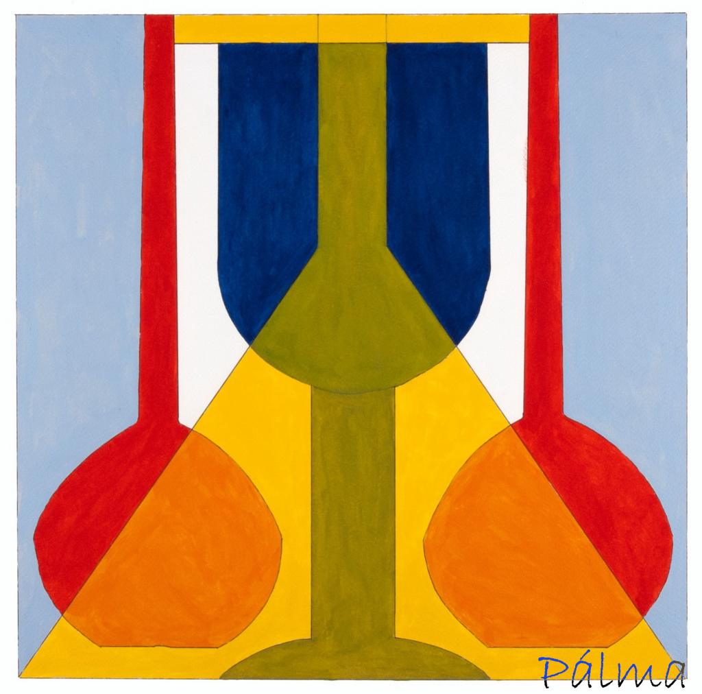 Olaj, akvarell papír, 50cm x 50cm