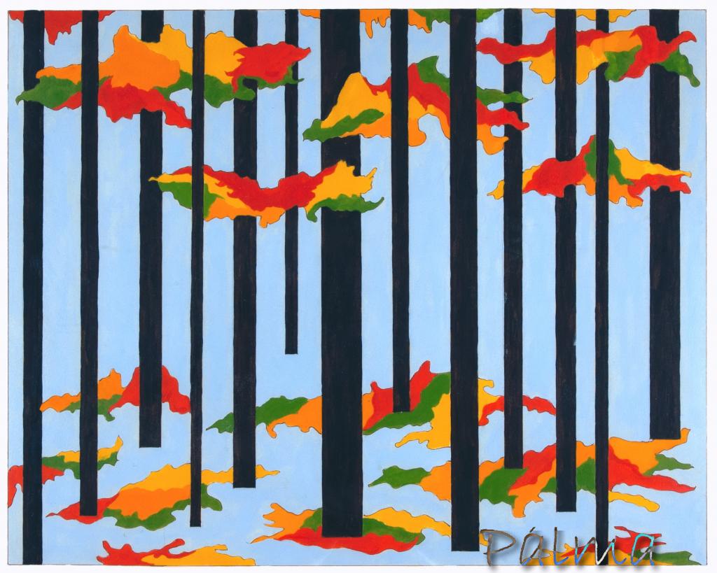 Olaj, akvarell papír, 40cm x 50cm