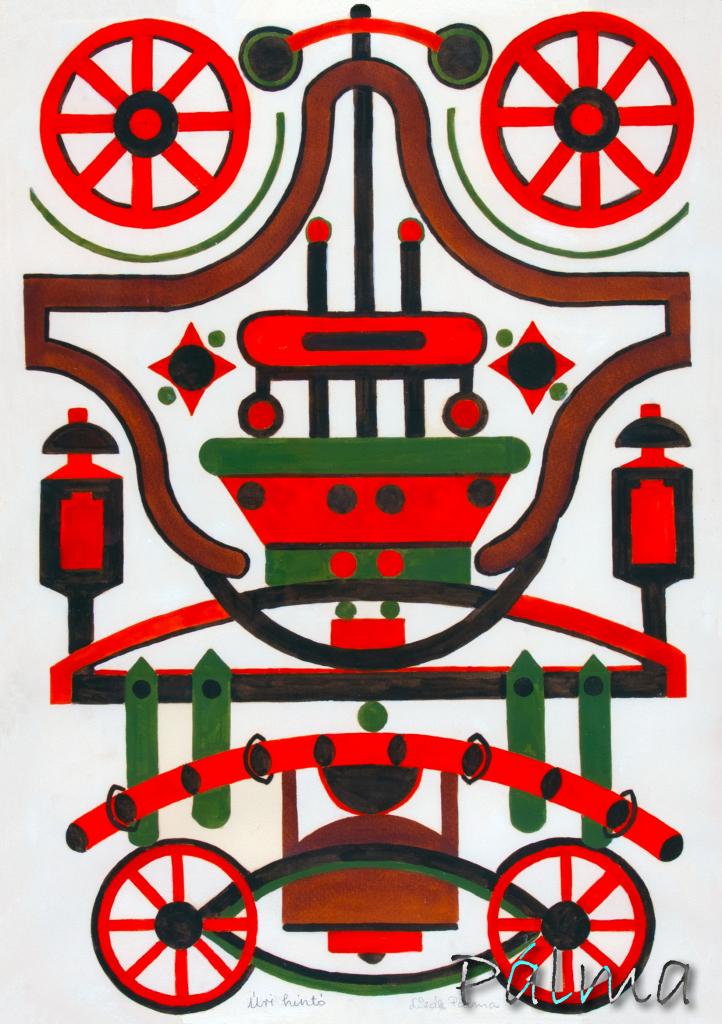 Olaj, akvarell papír, 70cm x 50cm