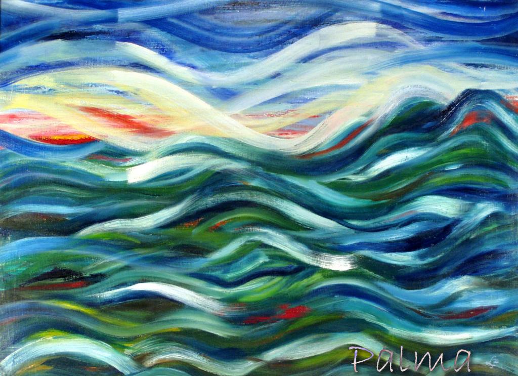 Olaj, farost, 50cm x 70cm