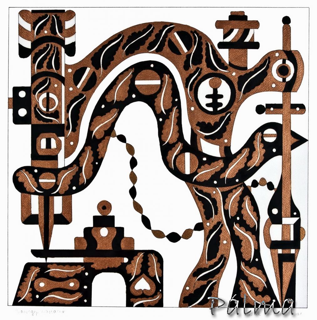 Olaj, akvarell papír, 50cm x 60cm