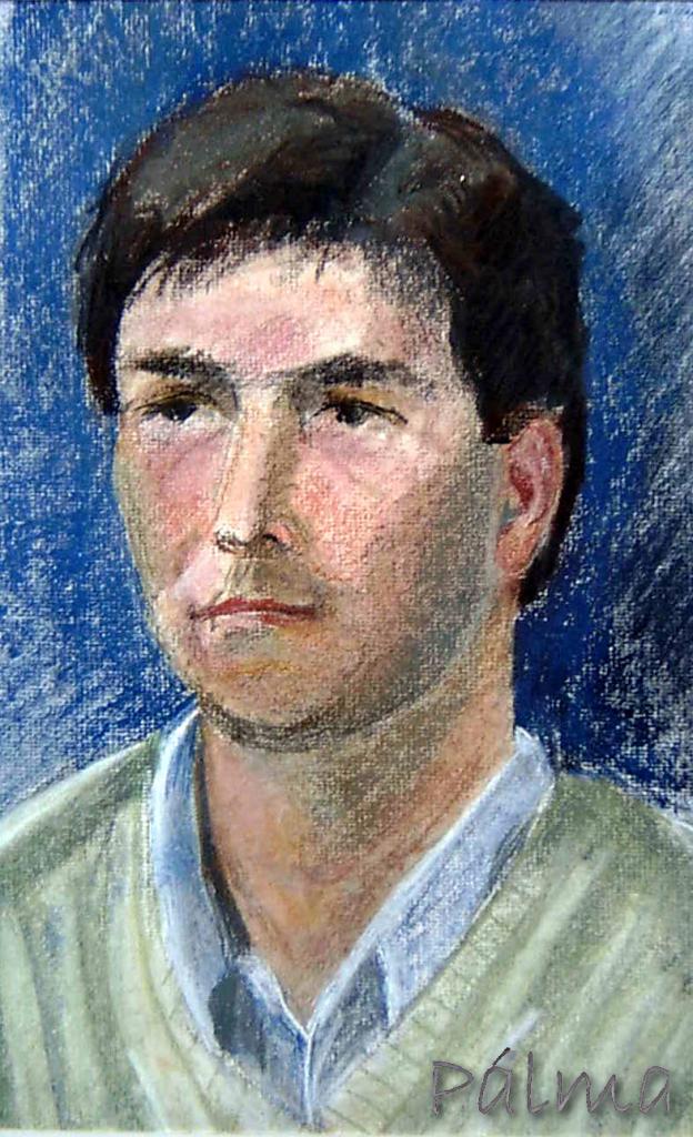 Olaj, farost, 70cm x 50cm