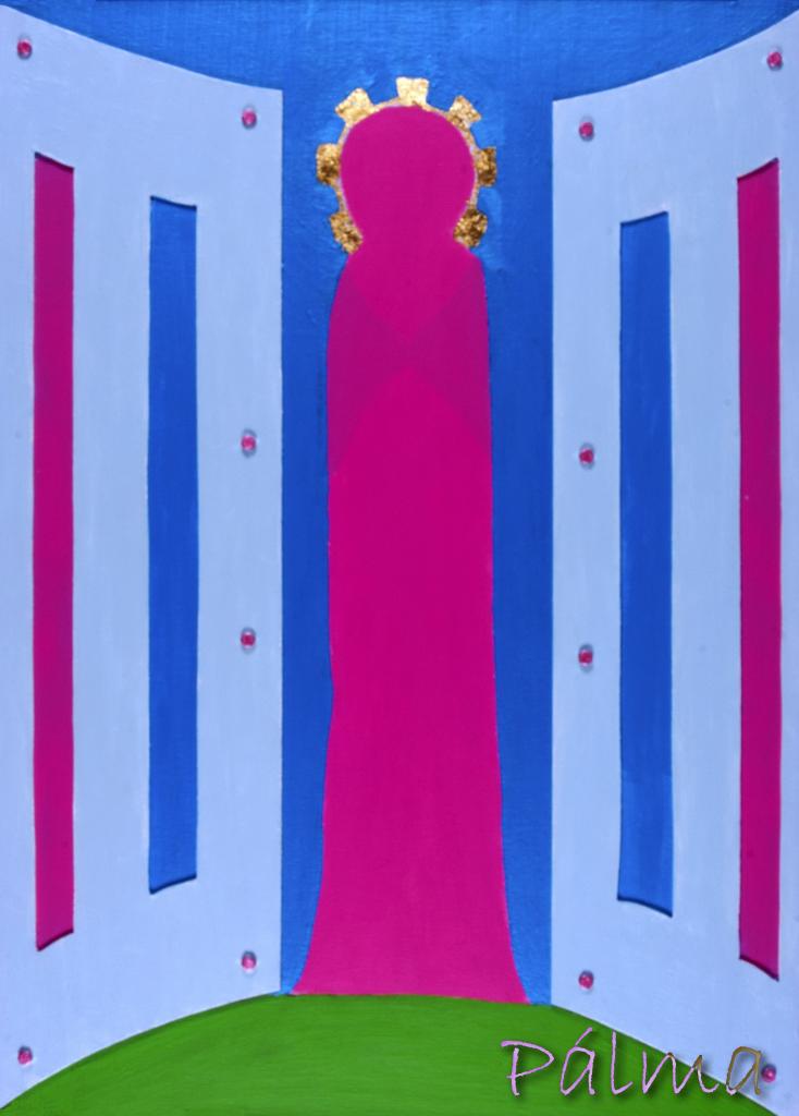 Olaj, farost, 70cm x 50cm