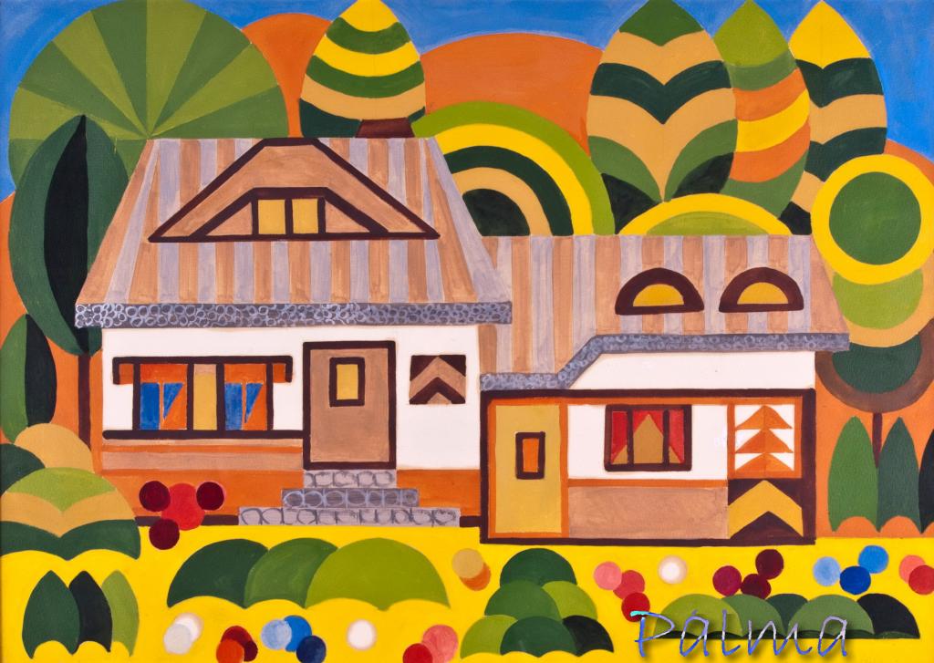 Olaj, akvarell papír, 50cm x 69cm