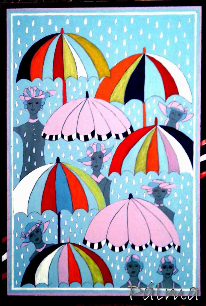 Olaj, farost, 70cm x 50cm