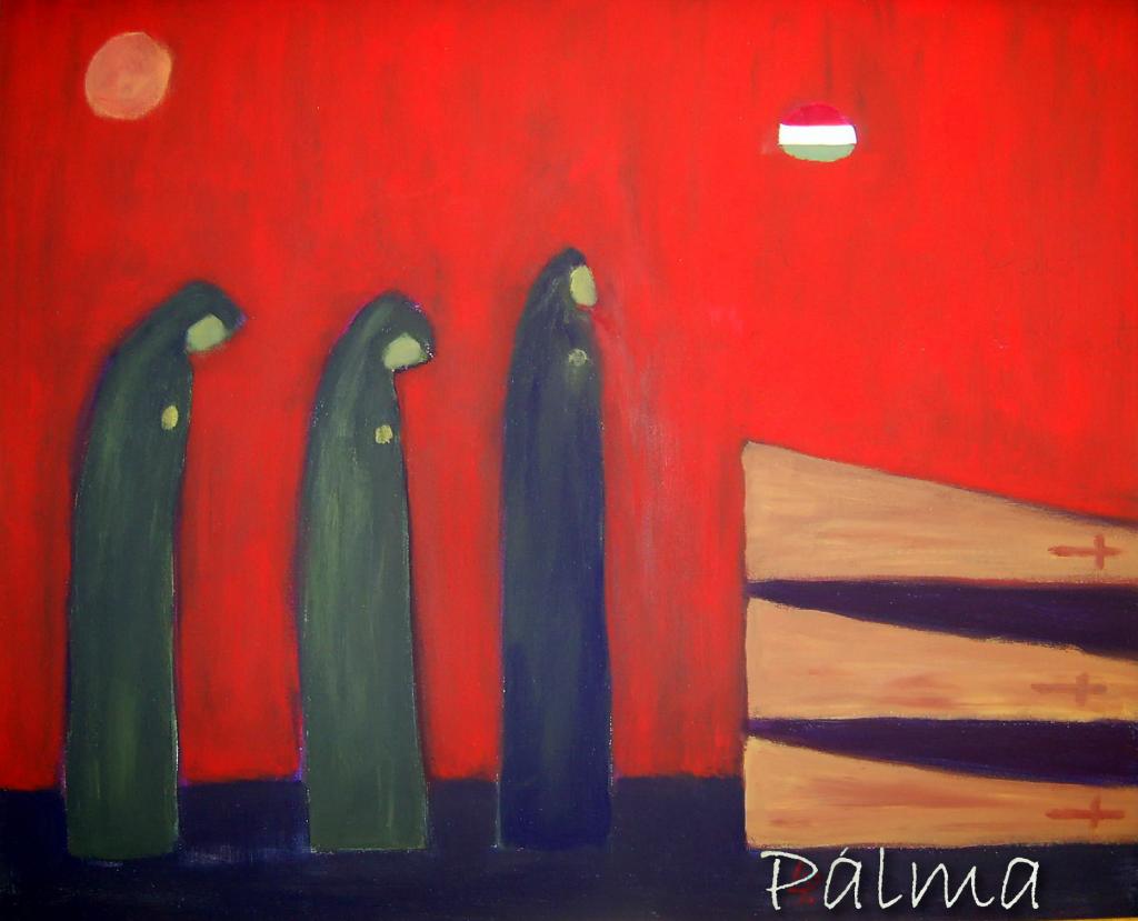 Olaj, farost, 50cm x 70cm