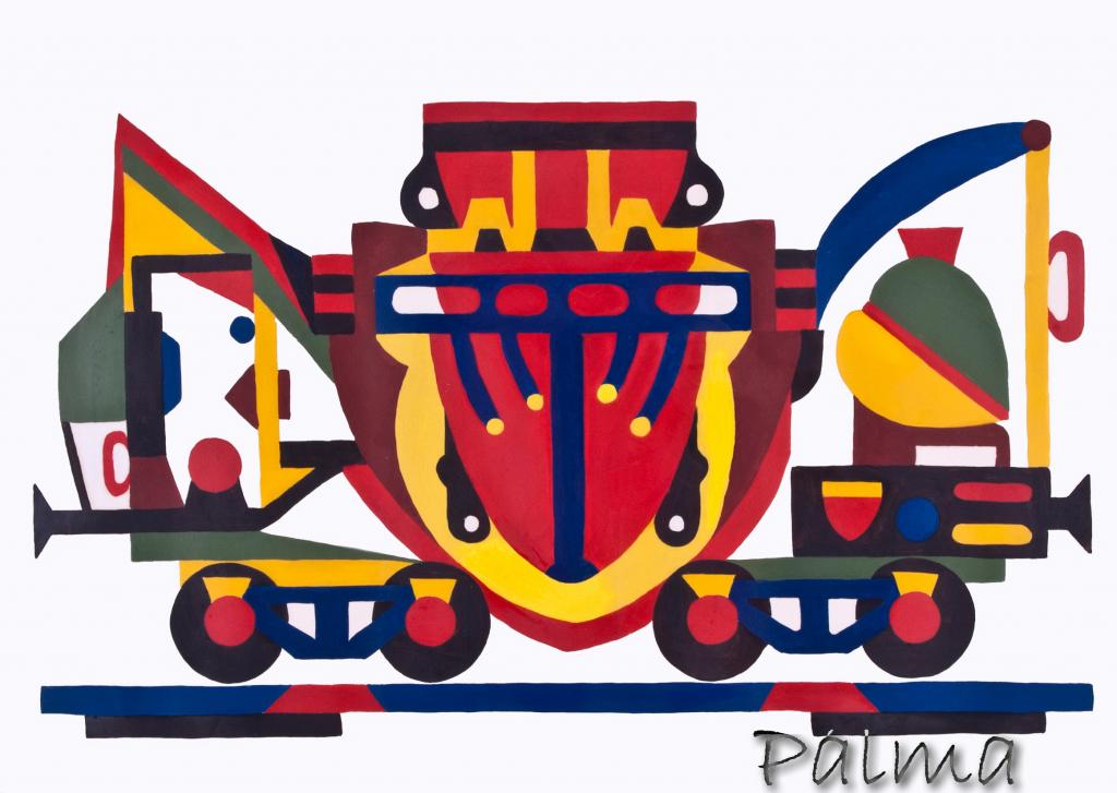 Olaj, akvarell papír, 50cm x 70cm