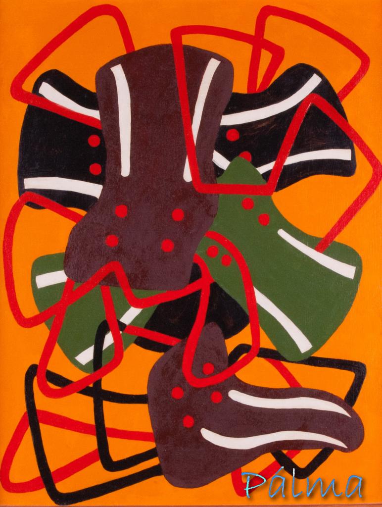 Olaj, farost, 50cm x 40cm