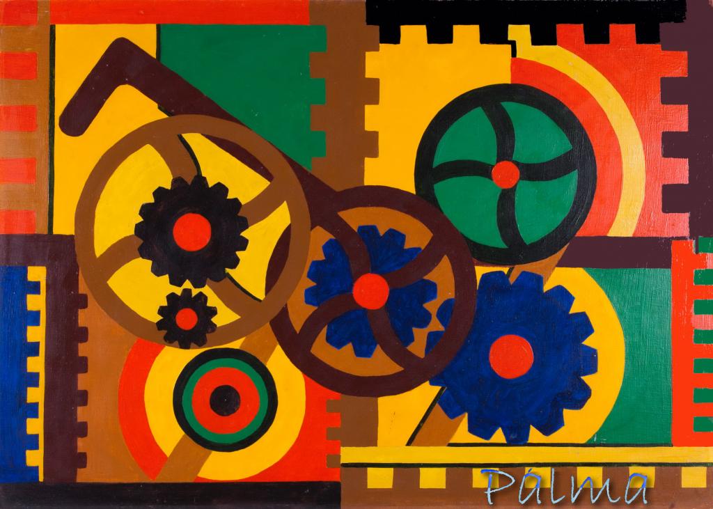 Olaj, farost, 50cm x 70cm