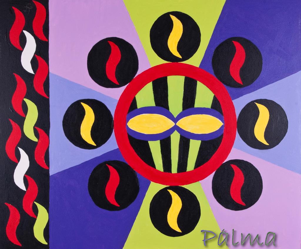 Olaj, farost, 50cm x 60cm