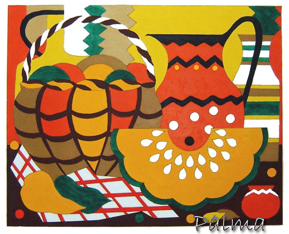 Olaj, farost, 40cm x 50cm