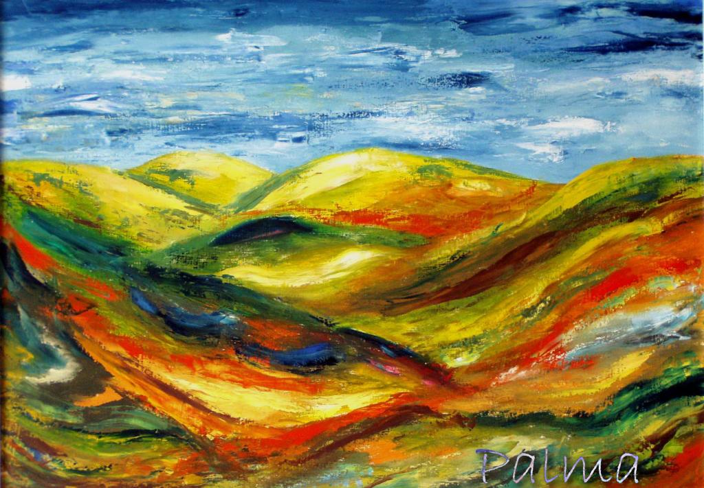 Olaj, farost, 50cm x 70cm